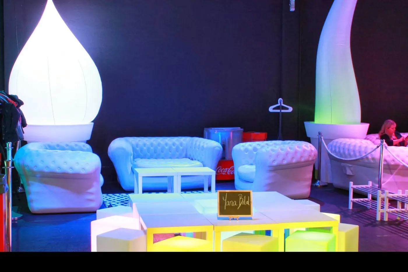 Détail du salon lounge de Yatouland